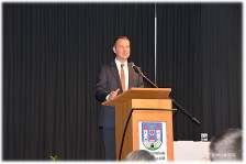 Begrüßungsworte durch Bürgermeiser Dominik Reisinger